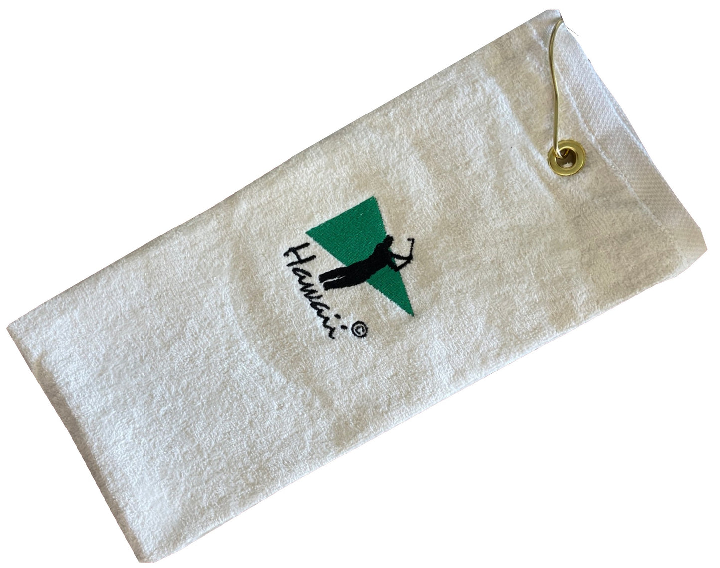 Golfer on Cream Towel