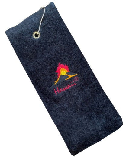Volcano on Black Towel